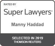 Manny Haddad Super Lawyers 2019